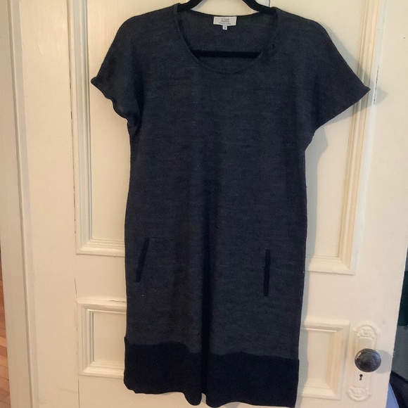 Grey/ Black Pablo Gerard Darel Dress 3/L - Picture 6 of 6